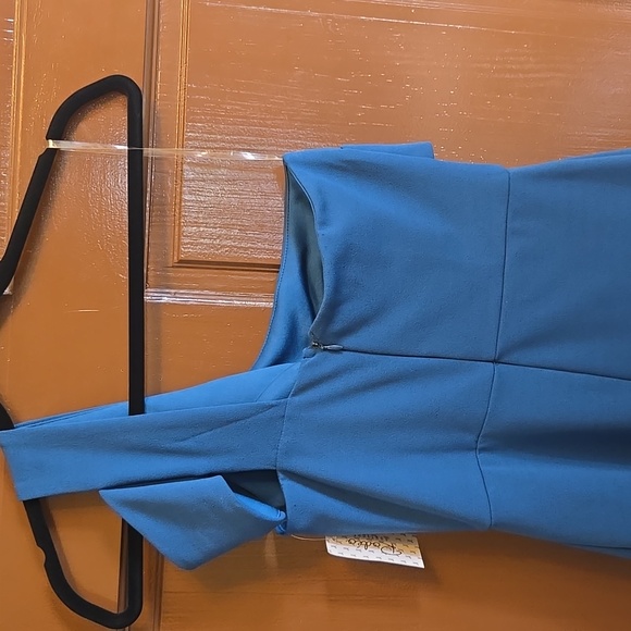 Rodeo Boutique-Blue one shoulder straight stretchy dress Sz Small NWT. - Picture 7 of 10